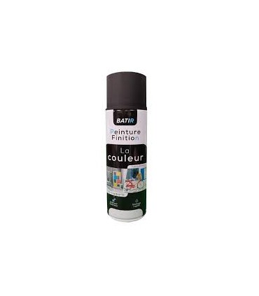 Peinture mat aérosol noir RAL9005 400ml