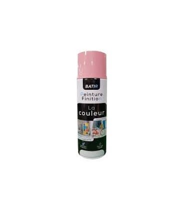 Peinture brillant aérosol bouton rose RAL3015 400ml