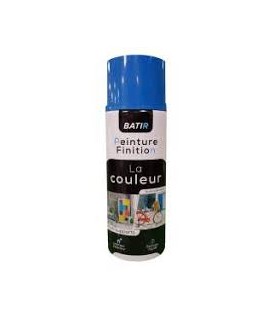 Peinture brillant aérosol bleu azur RAL5015 400ml