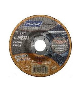 Disque 125x2.5 métaux Norton