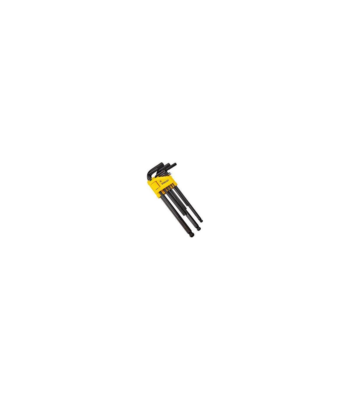 Clés mâles têtes sphériques étui Stanley x9