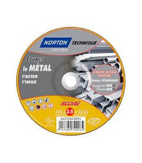 Disque 230x2.5 métaux Norton