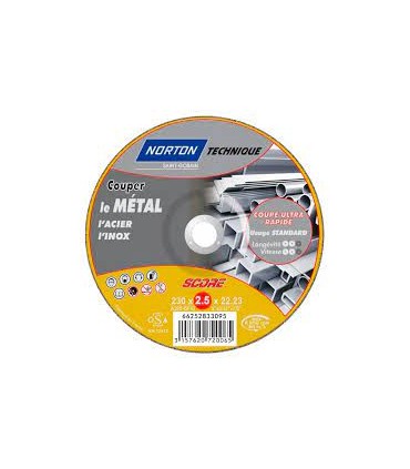 Disque 230x2.5 métaux Norton