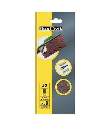 Patin auto agrippant 93x185mm grain 80 x6