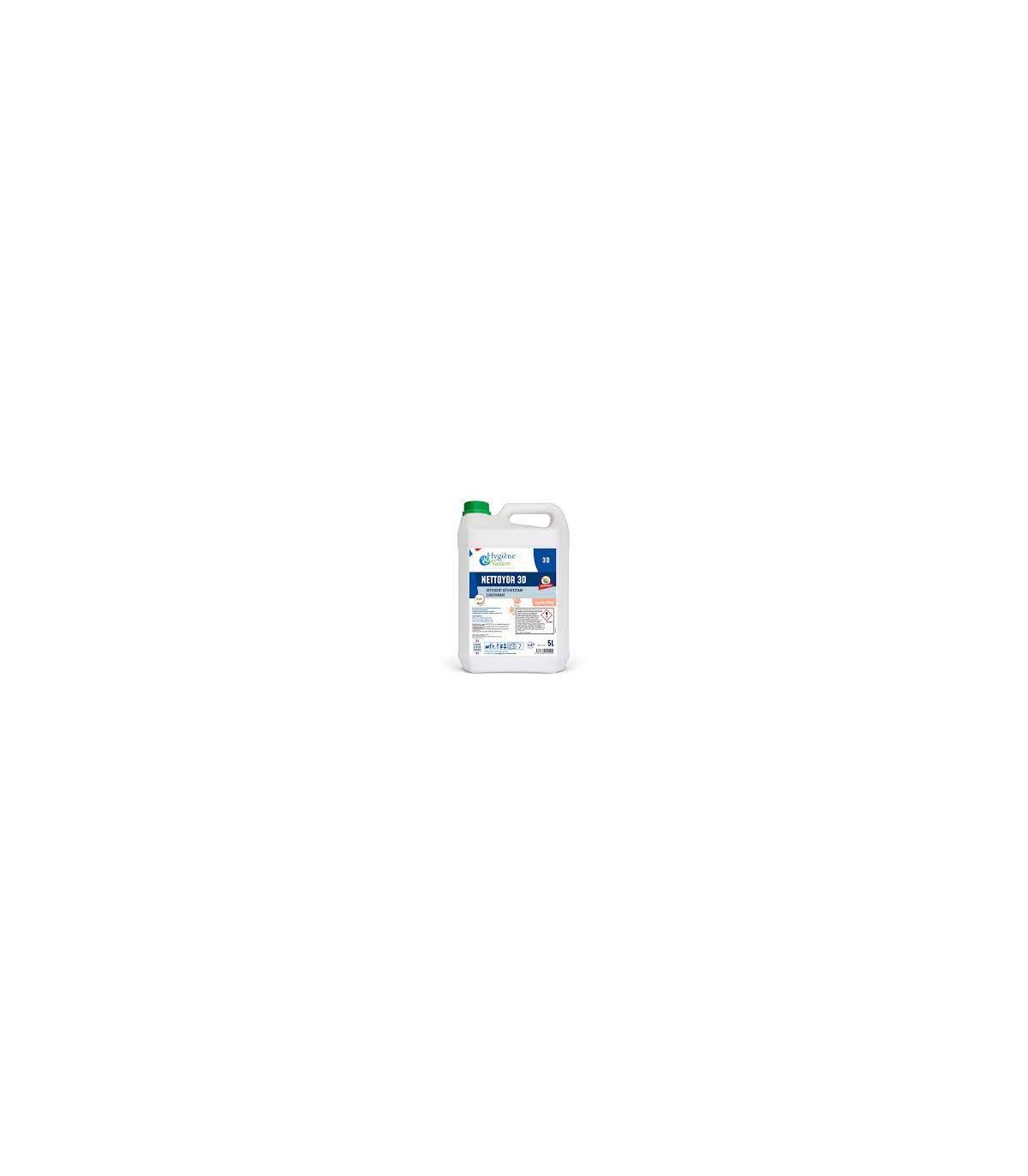 Détergent Désinfectant Surodorant jasmin pèche 5L Nottoyor