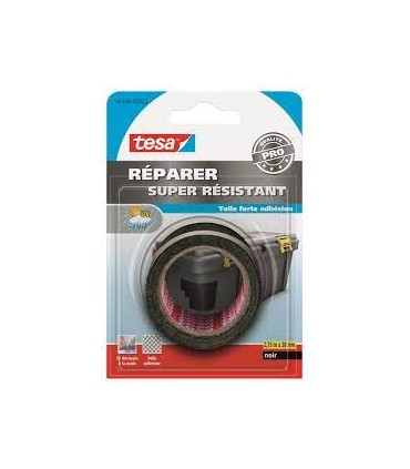 Adhésif toilé réparer super résistant noir 2.75mx38mm