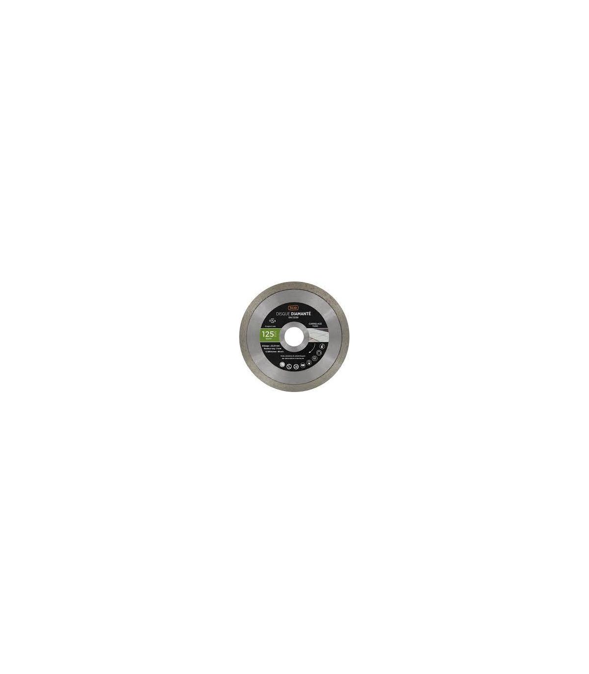Disque diamant intensif carrelage 125mm SCID