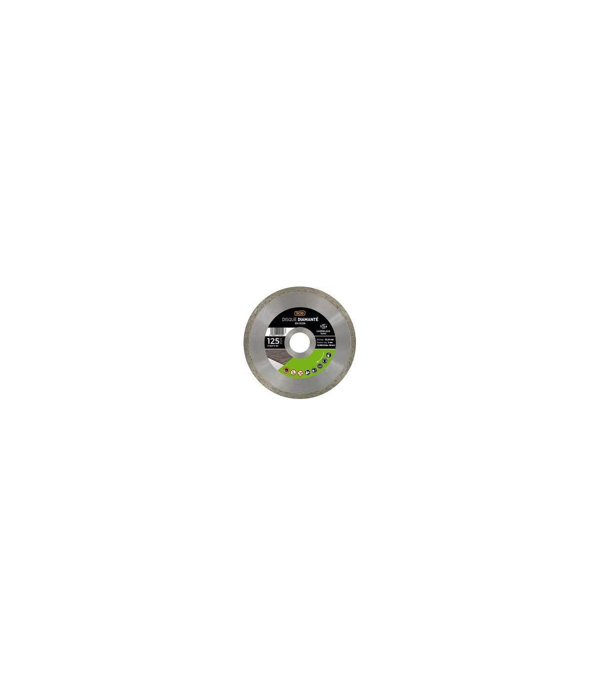 Disque diamant carrelage 125mm SCID