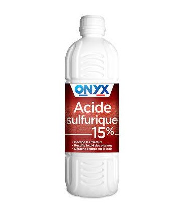 Acide sulfurique 15° 1l Onyx