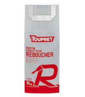 Enduit de rebouchage poudre 5kg Toupret
