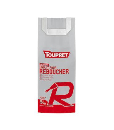 Enduit de rebouchage poudre 5kg Toupret