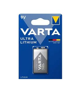 Pile lithium 9V ultra Varta