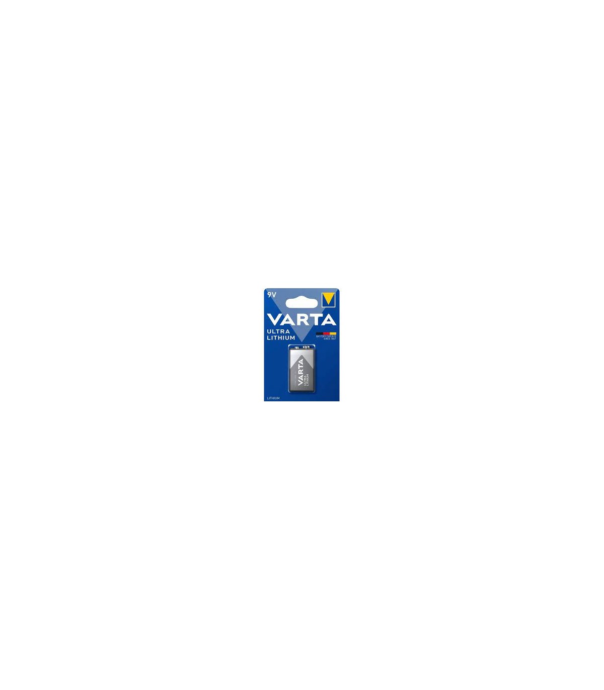Pile lithium 9V ultra Varta