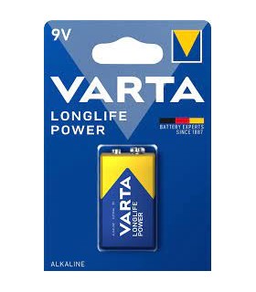 Pile alkaline 9v 6LR61longlife power Varta