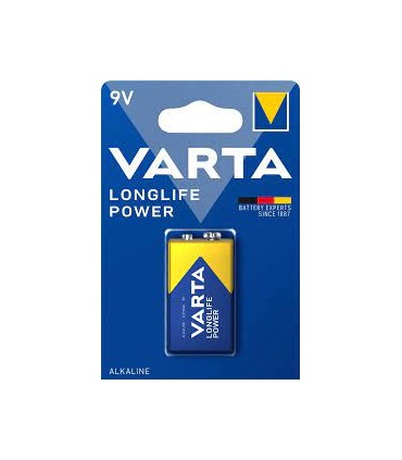 Pile alkaline 9v 6LR61longlife power Varta