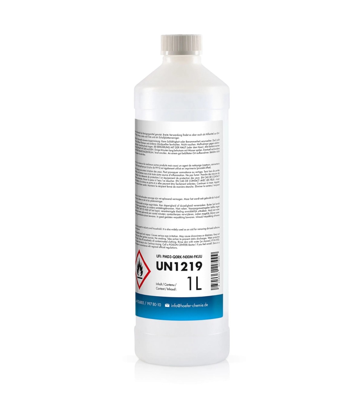 Alcool Isopropylique Desinfectant Nettoyant de surface 1L 3M