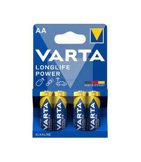 Pile alkaline LR6 AA longlife power Varta x4