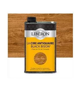 Cire Antiquaire liquide - chêne moyen - « Black Bison » 500ml