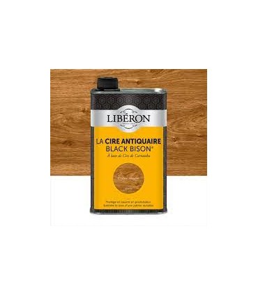 Cire Antiquaire liquide - chêne moyen - « Black Bison » 500ml Cire Antiquaire liquide - chêne moyen - « Black Bison » 500ml