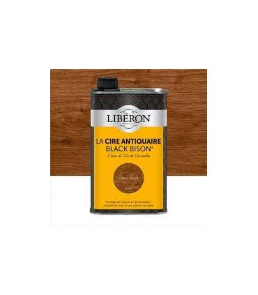 Cire Antiquaire liquide - chêne foncé - « Black Bison » 500ml