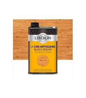 Cire Antiquaire liquide - chêne clair - « Black Bison » 500ml