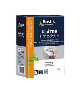 Plâtre à modeler poudre 1kg Bostik