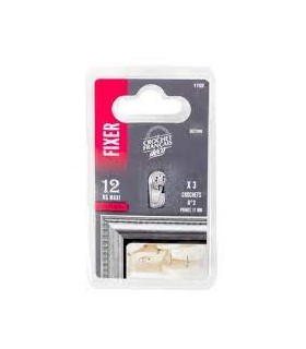 Crochet nordique béton fort x5