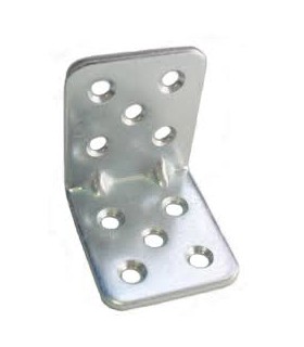 Équerre renforcée 48mm acier zingué x4