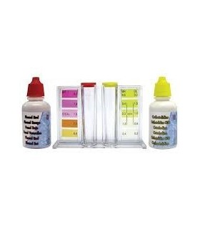Quicktest pH / Cl / TAC / algicide - analyse eau