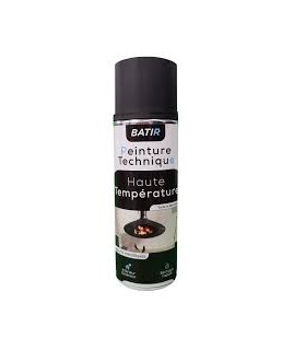 Peinture haute température noir 400ml