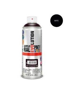 Peinture Pinty noir mat ral 9005 400ml