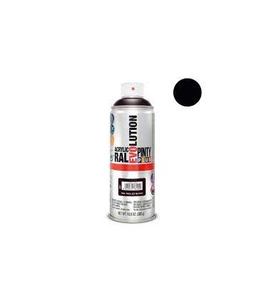 Peinture Pinty noir brillant ral 9005 400ml