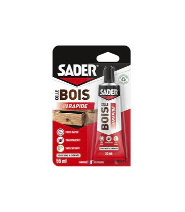 Sader colle bois rapide 55ml