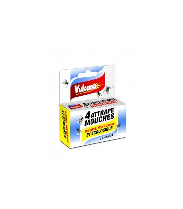 Attrape mouche Vulcano x4