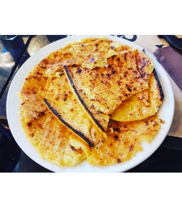 Plat plaque à socca en cuivre de 30cm à 70cm | Magasin Plats à socca Nice