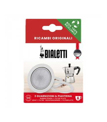 Joints pour cafetière Bialetti à Nice | 3 joint 1 filtre Moka & Bialetti