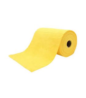 Bobine de lavette microfibres first jaune x75