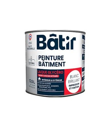 Laque brillante  0.5L blanc