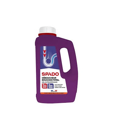 Déboucheur canalisation gel soude 1L Spado