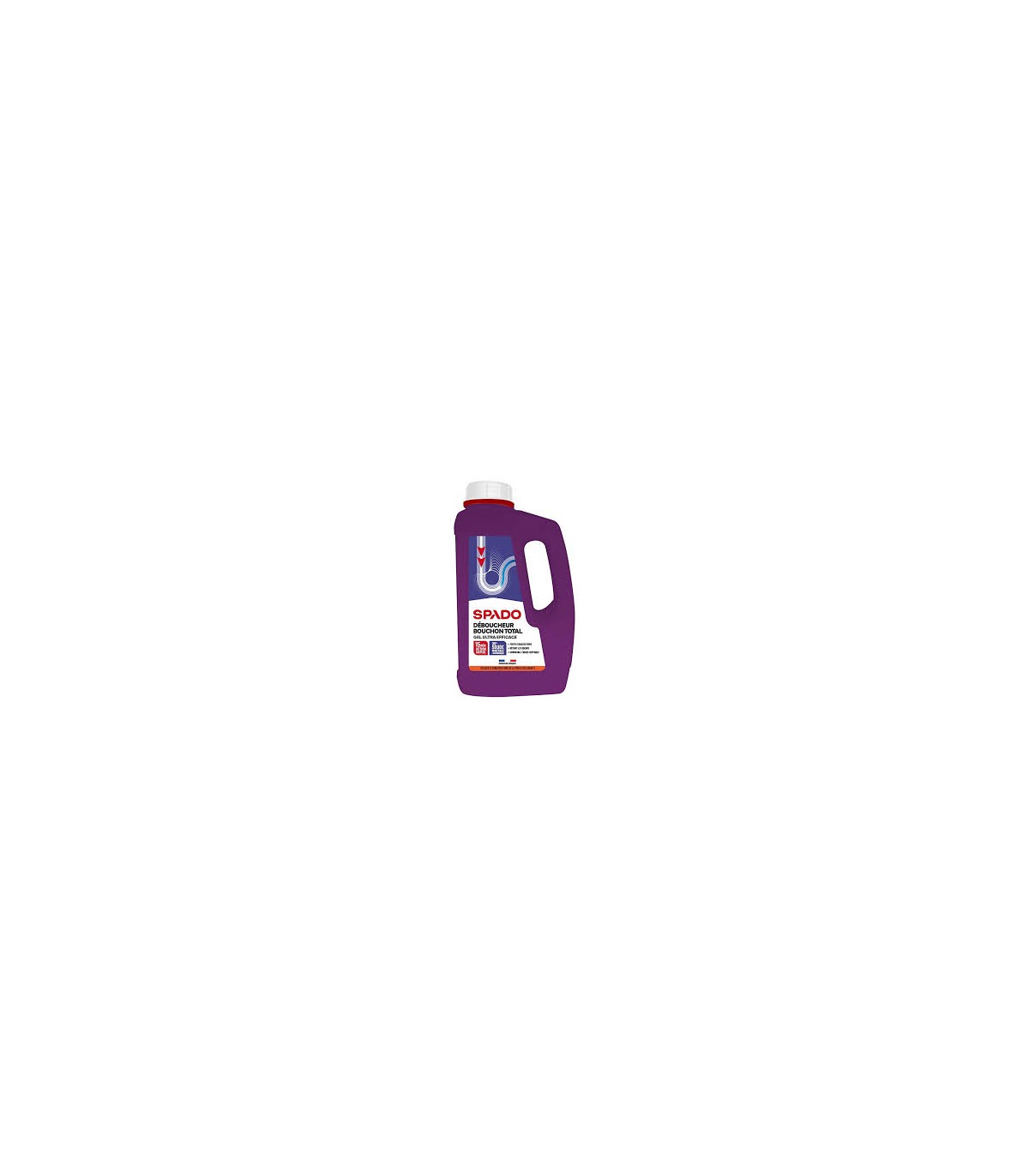 Déboucheur canalisation gel soude 1L Spado
