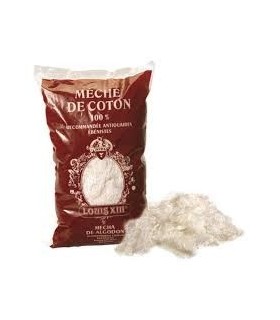 Mèche de coton entretien bois