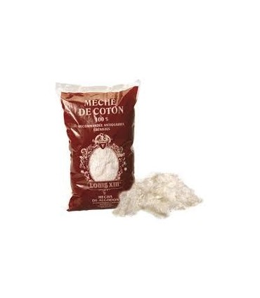 Mèche de coton entretien bois