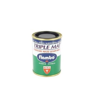 Peinture noir mat 150ml Avel
