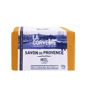 Savon de Marseille miel La Corvette 100g