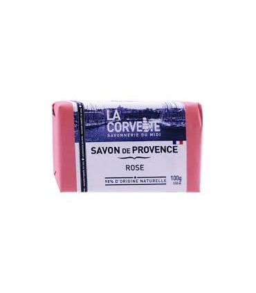 Savon de Marseille rose La Corvette 100g