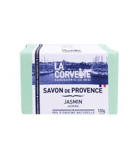Savon de Marseille jasmin La Corvette 100g