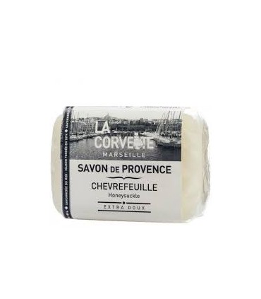Savon de Marseille chèvrefeuille La Corvette 100g