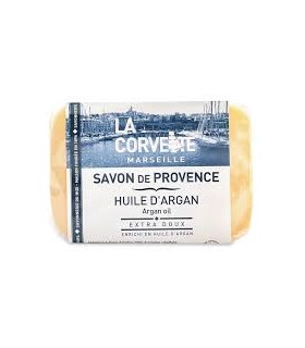 Savon de Marseille huile d'argan La Corvette 100g