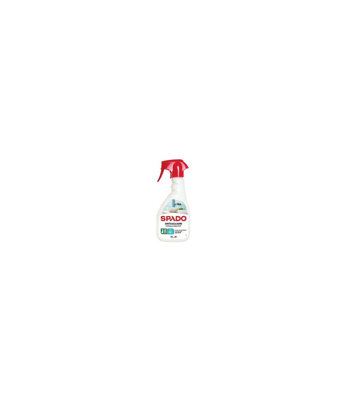 Spray anticalcaire gel formule suractive Spado 500ml