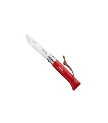 Opinel n°8 baroudeur rouge